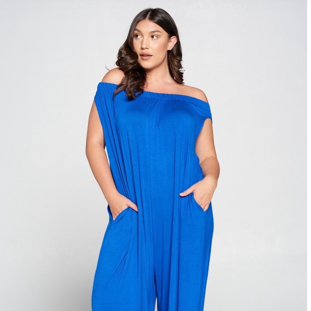 #50 PLUS Size Lovely Leisure Jumpsuit - Picture 2 of 5